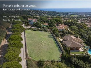 Residential Plot  De la roca roja. Parcela urbana de 2.000 m2 en venta en sant andreu de llavaneres