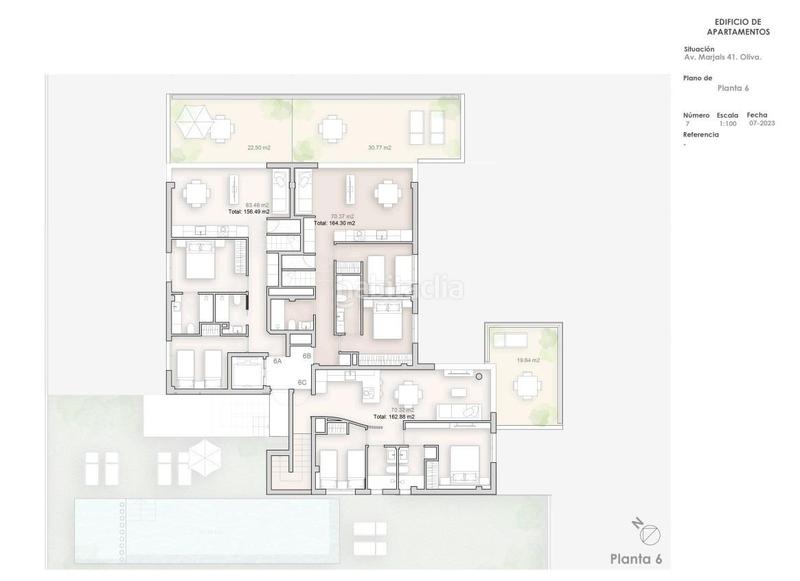 Foto dd50ec2e-cfc8-4bb7-9b37-c92fb05ee2bd. Ático vive el mediterráneo con estilo en Oliva playa Oliva