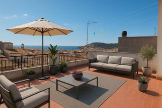Maison à Eixample. Casa reformada con terraza