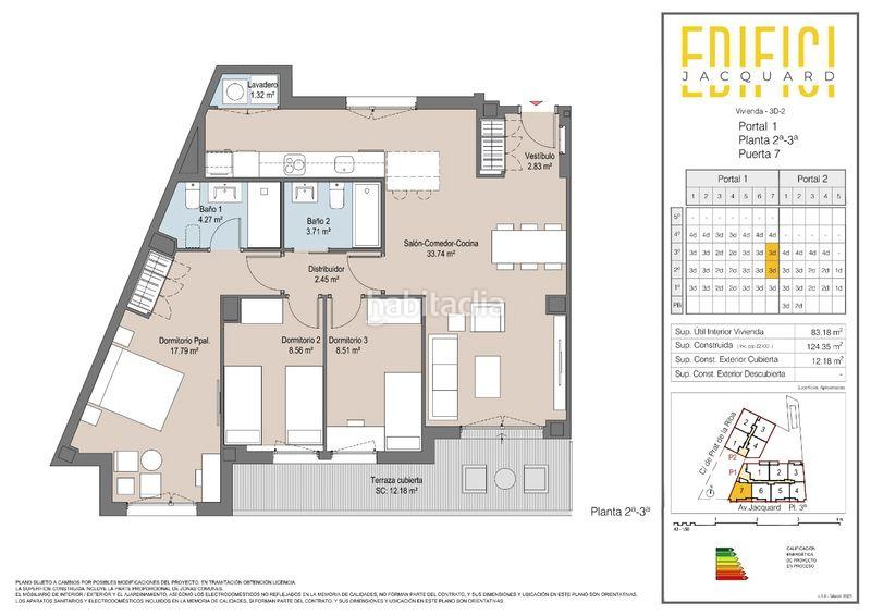 Foto faded2cd-9408-4733-acd9-410fc2933e63. Pis 124m<sup>2</sup> a avinguda de jacquard 73 a Vallparadís - Antic Poble de Sant Pere Terrassa