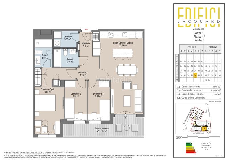 Foto 2c030911-b563-4372-95fe-316bb0d6667c. Appartamento 113m<sup>2</sup> in avinguda de jacquard 73 in Vallparadís - Antic Poble de Sant Pere Terrassa