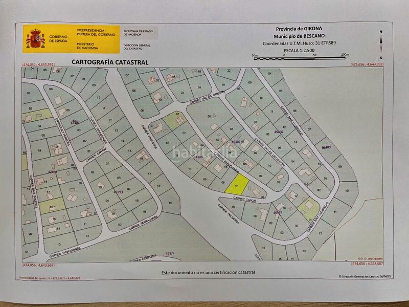 Foto 44ce4ade-3fc5-488c-892d-3762d5766891. Terreno residenziale in carrer del barcelonès 763 in Bescanó