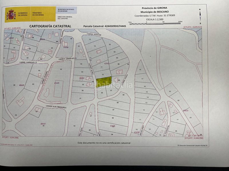 Foto d93b0e94-737f-48ae-879c-91a80a382b9c. Terreny residencial a carrer del bages 13 a Bescanó