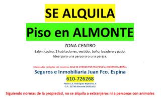 Miete Etagenwohnung  Calle padre josé antonio rodríguez bejerano 1b. Piso en alquiler en almonte