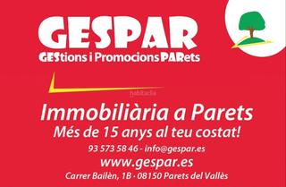 Terreny residencial a Parets del Vallès. Totalmente plana