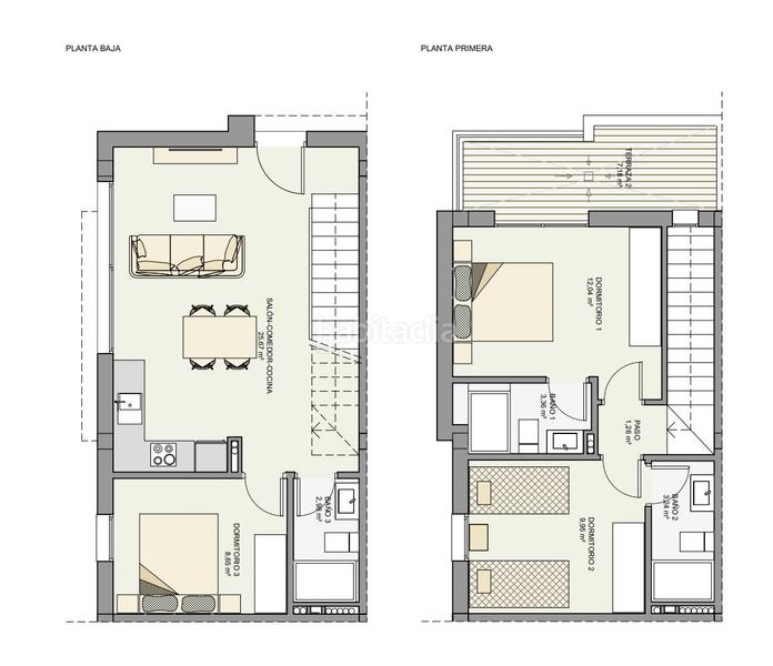 Foto b7b6f1db-5d15-4095-8fba-5a21296f724c. Casa a schiera con piscina in Monte y Mar Santa Pola