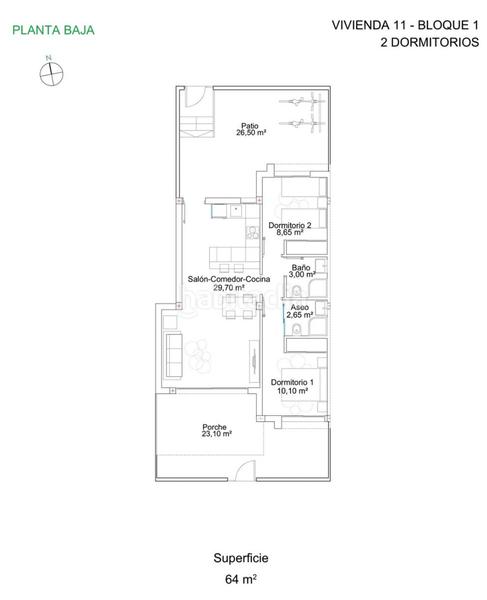 Foto 138ed745-9b11-4d42-88ab-27e0823f503c. Planta baja en Los Almendros Orihuela