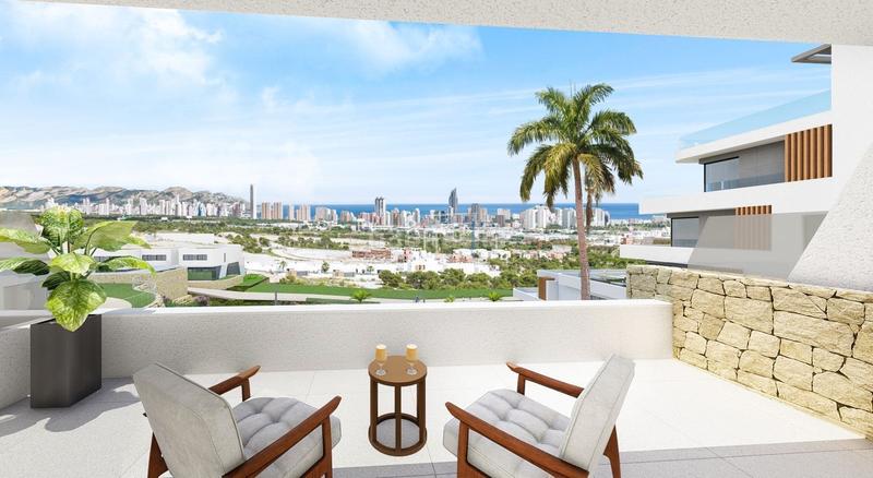 Foto 1c88d52d-71f3-40f0-92fa-901fea30aaf7. Planta baixa amb piscina a balcón de Finestrat-terra marina Finestrat