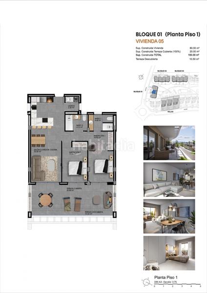 Foto 4c53d24e-adbf-4e74-83eb-561826ff11f5. Chalet mit pool in balcón de Finestrat-terra marina Finestrat