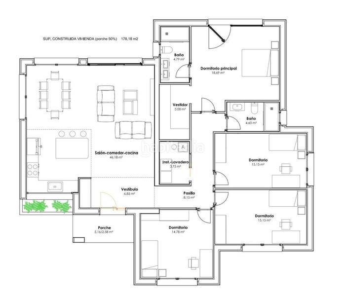 Foto 72f7c0f9-a7da-4ca5-99a9-5863840a0e55. Chalet con parcheggio in Eurovillas Nuevo Baztán