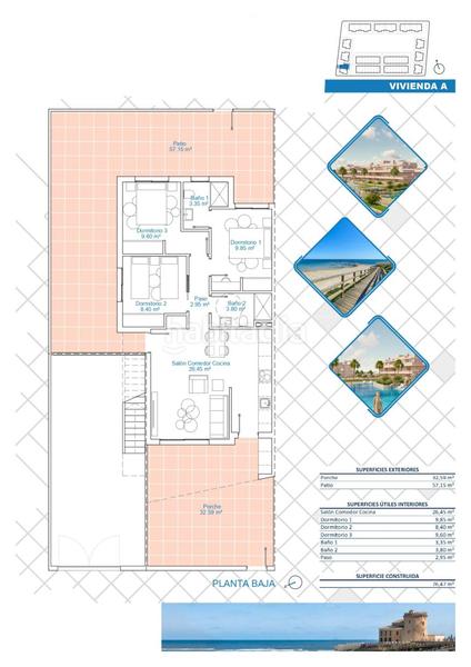 Foto 0e375367-5f22-4199-a45d-68529837da95. Apartament amb piscina a Pilar de la Horadada ciudad Pilar de la Horadada