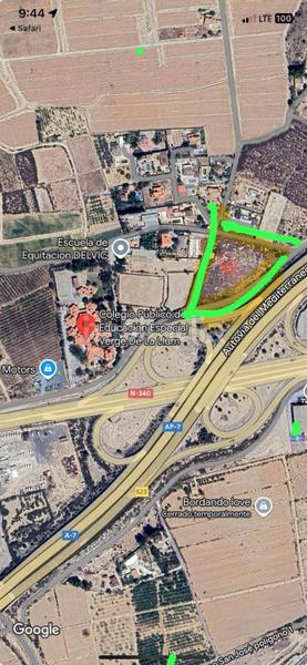 Foto ec532b5e-18d9-4d1a-ad37-56df16d33600. Terrain résidentiel dans La Algoda - Matola - Llano de San José Elche / Elx