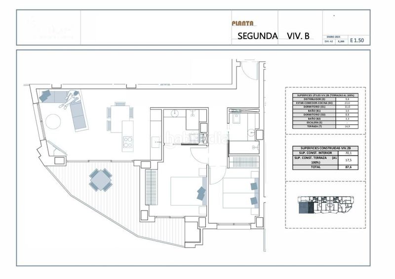 Foto cf8dbc0a-9864-470c-9c73-bc111aa7ce8e. Àtic amb aparcament piscina a Platja de Vila Joiosa Vila Joiosa (la)