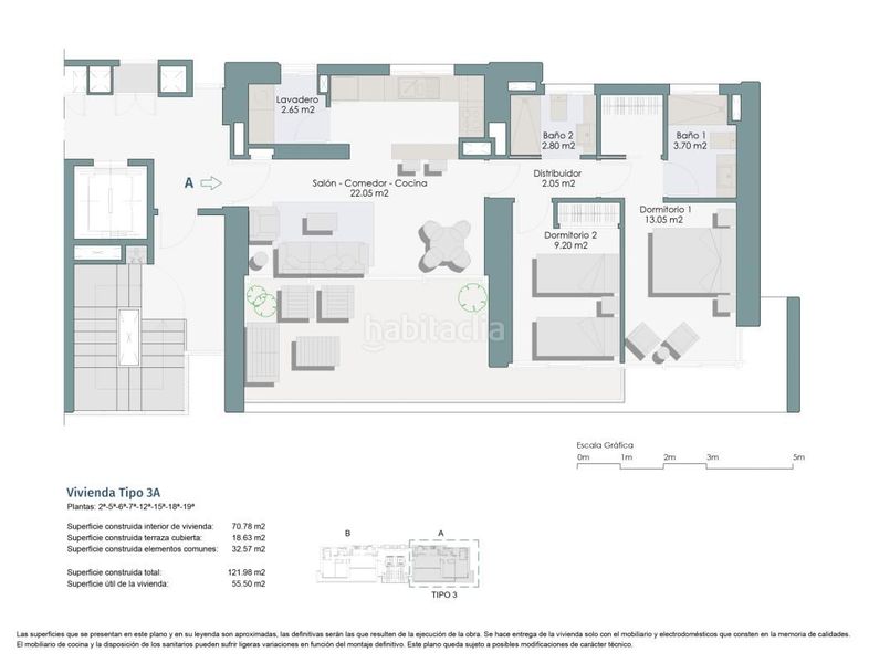Foto 03e3b928-b007-419b-9630-27f3e19ae7b6. Apartament amb aparcament piscina a Rincón Bajo Benidorm