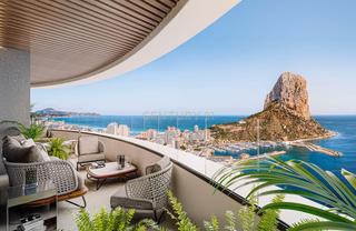 Piso en Avenida europa, calp, spain. Piso de obra nueva con acabados de lujo, estilo moderno, con vis