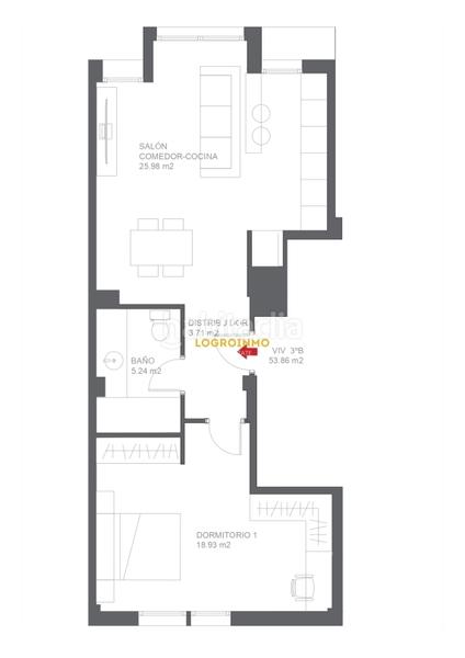 Foto a7bdfd4b-7c61-4c89-8c2a-c7fe92528e75. Etagenwohnung mit heizung in Alberite