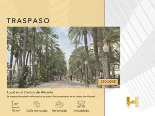 Traspàs Local Comercial  N/a. Traspaso de heladería en alicante centro!
