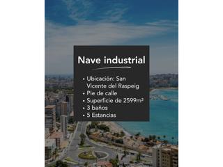 Nau industrial a Haygon-Universidad. Nave en venta en san vicente del raspeig
