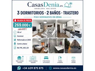 Etagenwohnung  Avenida ramon ortega. Piso en denia  todo a un paso y ... este piso es la guinda