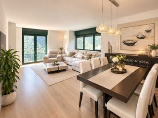 Affitto Appartamento in Sant Julià. Planta baja con jardín privado y vistas panorámicas para alquila