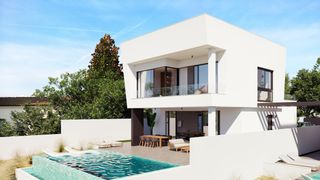 Xalet a El Pinar de Campoverde. Obra nueva  villa de 4 dormitorios piscina y parking privados en
