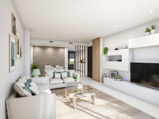 Chalet in Pueblo Bravo. Obra nueva  villa de 3 dormitorios piscina, parking y solárium