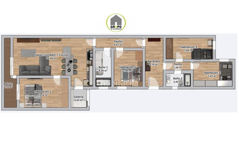 Foto 723a6db1-cac5-4516-8057-7c481d54ba16. Appartement avec chauffage dans Can Baró Barcelona