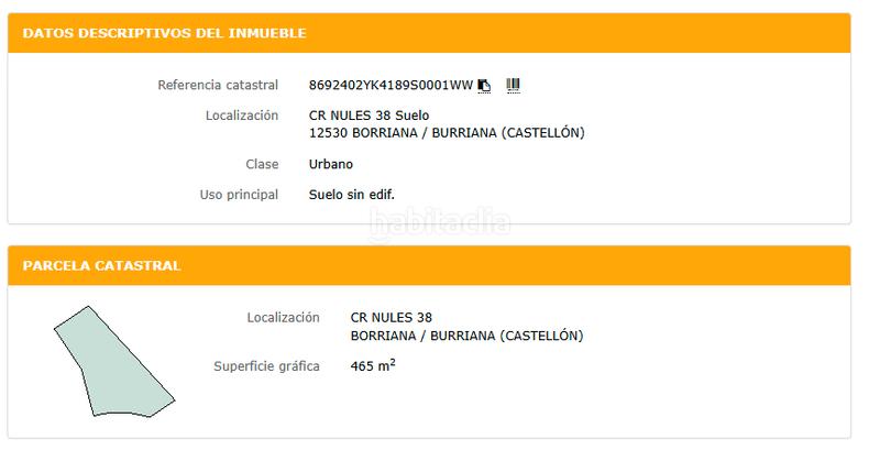 Foto 095f4981-d2a1-45a1-bfc9-bee0e53e1886. Terreno residenziale in carretera de nules 38 in La Bosca Burriana