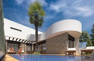 Chalet à Almoradí. Costa blanca eiendom presenta este fantãstico proyecto, que comb
