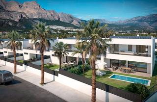 Xalet a La Nucia Pueblo. Costa blanca eiendom presenta este exclusivo proyecto, que combi