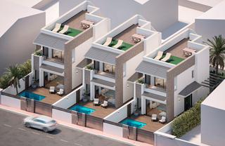 Chalet in San Pedro del Pinatar. Costa blanca eiendom se enorgullece en presentar un exclusivo pr