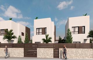 Chalet en El Pinar de Campoverde. Costa blanca eiendom presenta 5 exclusivas villas de 3 dormitori