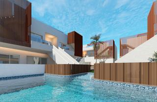 Apartamento en Pilar de la Horadada Ciudad. Costa blanca eiendom presenta este moderno residencial ubicado e