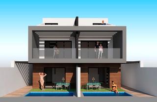 Apartament a Santiago de La Ribera. Costa blanca eiendom presenta una exclusiva obra nueva compuesta