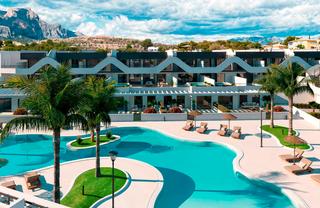 Planta baixa a Escandinavia-Cautivador. Costa blanca eiendom presenta un exclusivo conjunto residencial