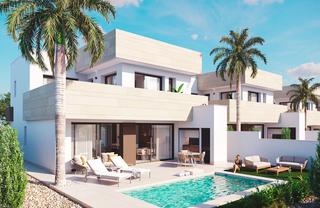 Chalet in Santiago de La Ribera. Costa blanca eiendom presenta este exclusivo conjunto residencia