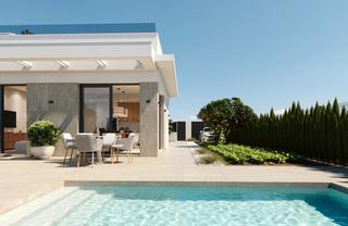 Piccolo appartamento in Hacienda del Álamo Golf. Costa blanca eiendom presenta estas exclusivas villas de obra nu