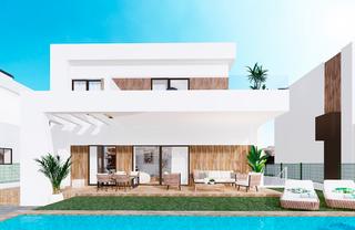 Xalet a Balcón de Finestrat-Terra Marina. Costa blanca eiendom presenta este exclusivo proyecto de 17 vivi