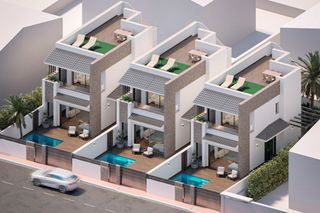 Pis a Los cuarteros. Villa  semidetached de 3 dormitorios en venta en san pedro del p