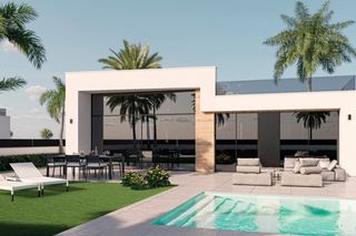 Xalet a Alhama golf resort. Villa de 3 dormitorios en venta en alhama de murcia, con piscina