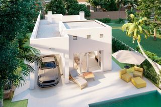 Xalet a Serena golf. Villa de 3 dormitorios en venta en los alcázares, con piscina