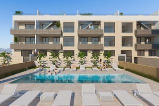 Penthouse in La playa amarilla. Ático de 2 dormitorios en venta en águilas, con piscina