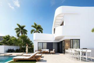 Chalet  Calle alicante, 492, algorfa. Villa de 3 dormitorios y 2 baños con piscina y jardín en algorfa