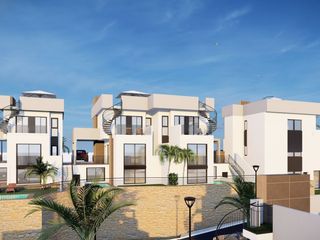 Chalet  Algorfa. Villa de 3 dormitorios y 3 baños con piscina y terraza en algorf