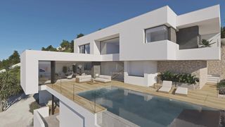 Chalet en Benitachell / el poble nou de benitatxell. Villa de 3 dormitorios y 3 baños con piscina y terraza, a 500 m