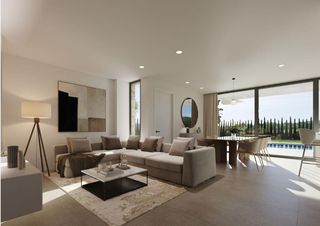 Xalet a Finestrat. Villa de 5 dormitorios y 4 baños con piscina y jardín en finestr