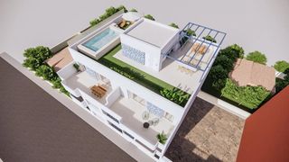 Pis a Calle magallanes, 8. Apartamento de 1 dormitorio y 1 baño con piscina y jardín, a 210