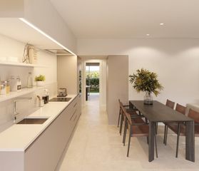 Pis a Torrevieja. Apartamento de 2 dormitorios y 2 baños con piscina y jardín en t