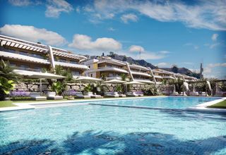 Etagenwohnung  Carrer d´equador 12. Apartamento de 3 dormitorios y 2 baños con piscina y jardín en f