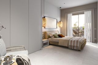 Etagenwohnung  Carrer d´equador 12. Apartamento de 2 dormitorios y 2 baños con piscina y jardín en f